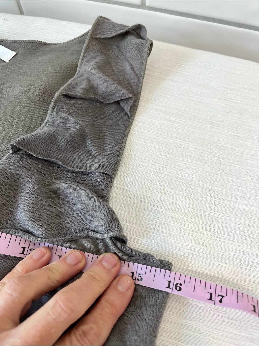 Max Studio Gray Tiered Scoop Neck Maxi Dress - Picture 8 of 13